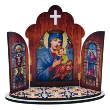 Capela Portuguesa Nossa Senhora Do Perpétuo Socorro Mdf Foto mini 1
