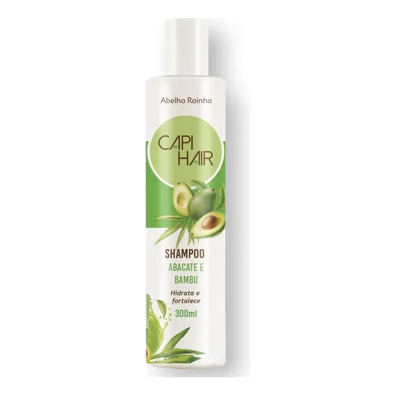 Capi Hair Shampoo Fortalecedor Abacate E Bambu 300ml Foto 1