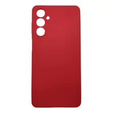 Capinha Capa Case Aveludada Para Samsung M54 Cor Vermelho Foto mini  2