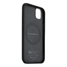 Capinha Capa Case Magbolt Defender Case Para iPhone 14 Plus Com Magsafe Em Couro Genuino E Espuma De Mem贸ria Espacial Anti-impacto - Preto Foto mini 4