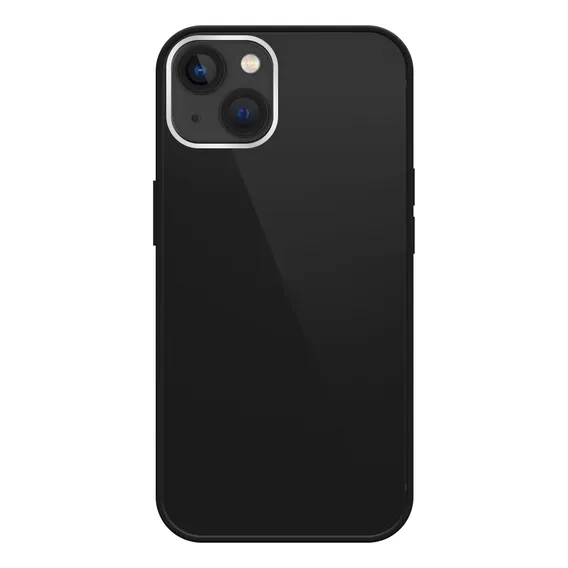 Capinha Celular Vidro 9d CompatÃvel Com iPhone 14 Cor Preto Foto 1