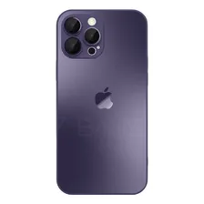Capinha Compativel Com Iphones 11, 12, 13, 14 Pro De Vidro Cor Roxo iPhone 14 Pro Foto mini 1