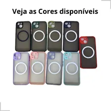 Capinha Preta P/ iPhone Apple Magsafe 14 Pro Max Fosca Foto mini 4