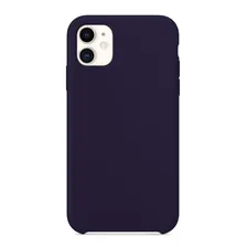 Capinha Silicone Aveludado Compatível Com iPhone 11 Cor Tinto Foto  mini 1