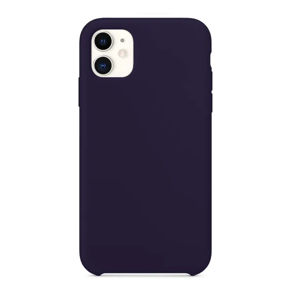 Capinha Silicone Aveludado Compatível Com iPhone 11 Cor Tinto Foto 1