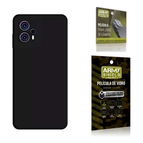 Capinhas Silicone Aveludadas + Película Anti Risco Foto 1