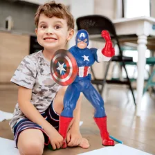 Capitão America Boneco Gigante Vingadores Marvel Articulado Foto mini 2