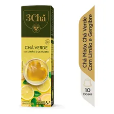 Cápsula de Chá Verde com Limão e Gengibre TRES 3 Corações 10 unid Foto mini 2