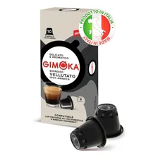 Cápsula Nespresso Cafe compativel Nespresso Gimoka importado Espresso Italia sabor Vellutato 100% arabica 10 Unidades Foto  mini 1