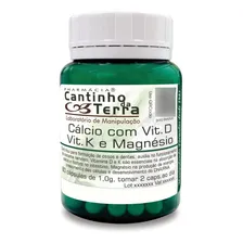 Capsula Óleo Cálcio + Vit D + Vit K + Magnésio 1g Foto mini 1