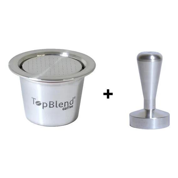 Cápsula Reutilizável Nespresso + Tamper Foto 1