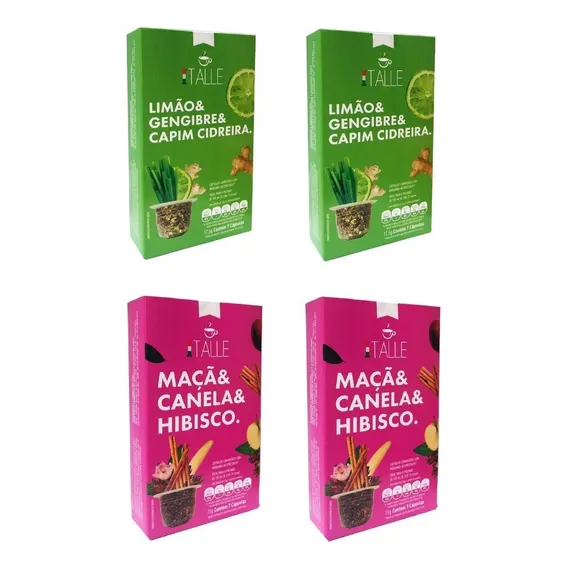 Capsulas Chá Maquina Nespresso Italle Chá Natural 4 Caixas Foto 1