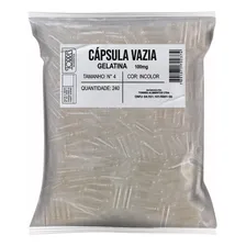 Cápsulas Vazias Torres Cápsula Vazia Gelatina Incolor Tamanho 4 Incolor Foto mini 1