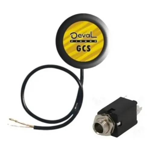 Captador Contato Deval Gcs Passivo P/ Cordas Aço Violão Etc Foto 1