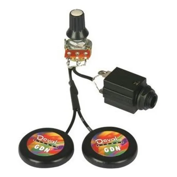 Captador De Contato Duplo Deval Gpda Passivo P/ Cordas Aço Foto 1