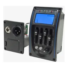 Captador Lc5 Pre Amp Equalizador P/ Violão Com Afinador Lc-5 Foto mini 1