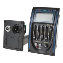 Captador Lc5 Pre Amp Equalizador P/ Violão Com Afinador Lc-5 Foto mini 2
