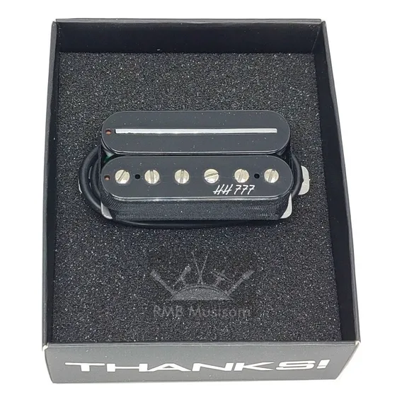 Captador Malagoli Custom Hh777 Blade Preto Ponte Guitarra Foto 1