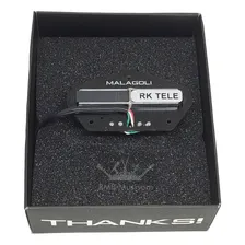 Captador Malagoli Custom Rk Preto P/ Ponte Telecaster Foto mini 2