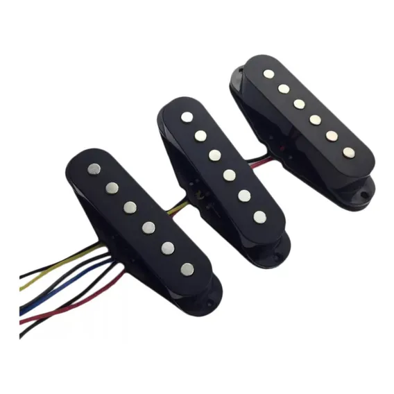 Captador Single Preto 3 Peças Compatível Yamaha Ibanez Foto 1