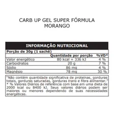Carb Up Gel Super F贸rmula 10 saches de 30g cada - Probi贸tica SABOR:Morango Silvestre Foto mini 2