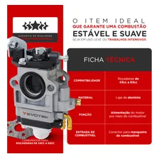 Carburador Roçadeira Toyama Husqvarna Kawashima Foto mini 4