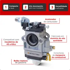 Carburador Roçadeira Toyama Husqvarna Kawashima Foto mini 3