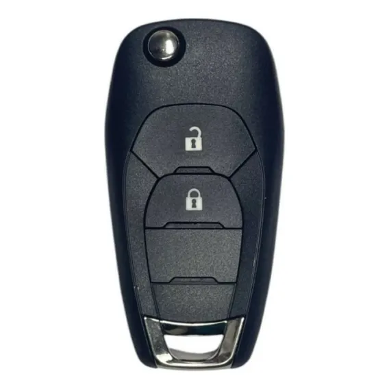 Carcaça Chave Canivete Chevrolet Gm 2 Botões - Compatível Com Onix, Cruze, S10, Spin, Cobalt 2018-2020 Foto 1