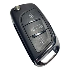 Carcaça Chave Canivete Citroen Olimpus Com Led Azul - Compatível C3, C4, Pallas - Moderna E Resistente, Fácil, Sem Lâmina Foto mini 4