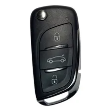 Carcaça Chave Canivete Citroen Olimpus Com Led Azul - Compatível C3, C4, Pallas - Moderna E Resistente, Fácil, Sem Lâmina Foto mini 3