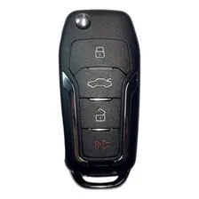 Carcaça Chave Canivete Ford 4 Botões Universal - Fiesta, Ka, Fusion, Ecosport, Inclui Emblema Ford Foto mini 4