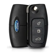 Carcaça Chave Canivete Ford Focus New Fiesta Ecosport 3 Bts Foto mini 1