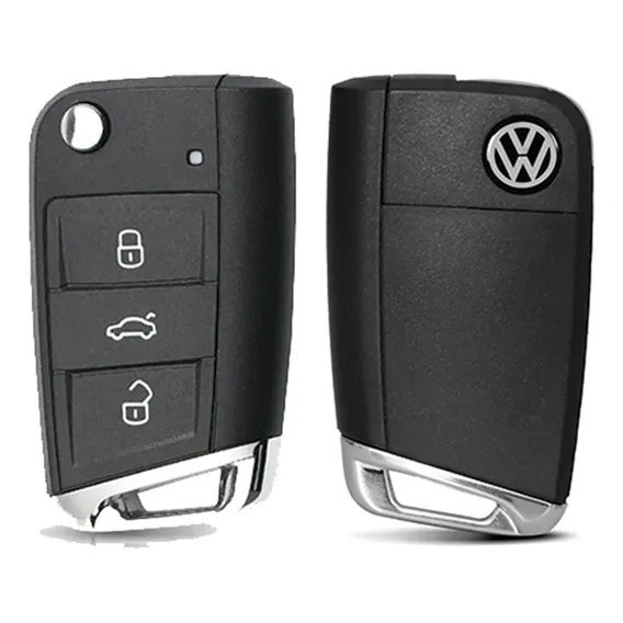 Carçaca Chave Canivete Polo Golf Mk7 Virtus Volkswagen Foto 1