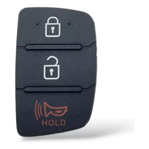 Carcaça Chave Capa Botão Tecla Para Canivete Hyundai Hb20, Hb20s, Hb20x - 3 Botões, Encaixe Perfeito, Alta Durabilidade, Design Original Foto 1