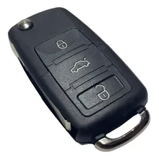 Carcaça Controle Chave Canivete Alarme Olimpus Led Vermelho P/ Vw Gol G1-g4 433mhz - Inclui Logo Vw Foto mini 3