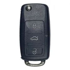 Carcaça Controle Chave Canivete Alarme Olimpus Led Vermelho P/ Vw Gol G1-g4 433mhz - Inclui Logo Vw Foto mini 1
