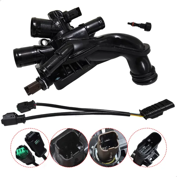 Carcaça Válvula Termostática Thp 1,6 Turbo Ds3 308 3008 4008 Foto 1