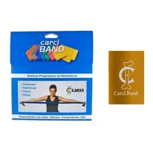 Carci Band Laranja Resistencia Extra Forte Faixa Elastica C Foto  mini 1