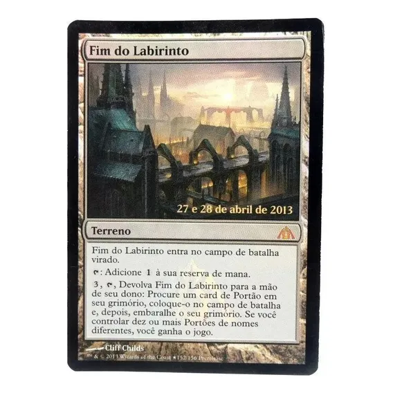 Card Game Magic Fim Do Labirinto Terreno Kit 5 Cartas Foto 1