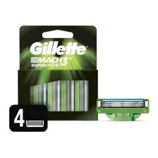 Carga Gillette Mach 3 Sensitive com 4 unidades Foto mini 2