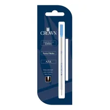 Carga Refil Caneta Crown Ca12009a Tipo Cross Esfero Azul Foto  mini 1