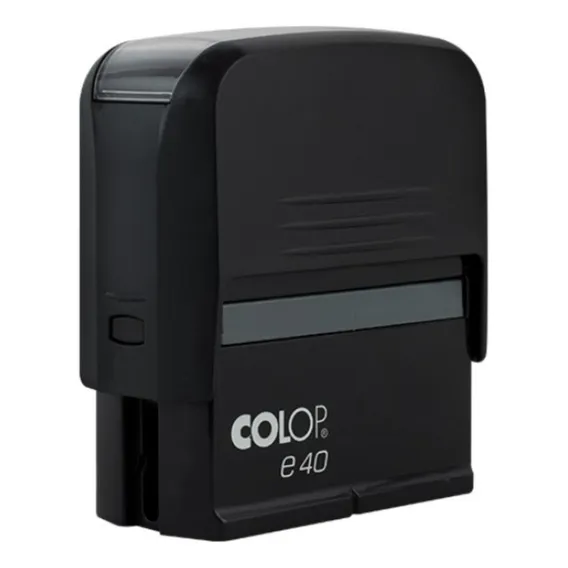 Carimbo Acorde Violão 23x59mm Automático Colop E40 Tinta Preto Exterior Preto Foto 1