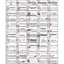 Carimbo Automático Personalizado Tinta Preto Foto mini 2
