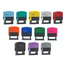 Carimbo Automático Personalizado Tinta Preto Foto mini 1