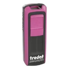 Carimbo Bolso Pocket Stamp Trodat Personalizado Tinta Rosa Exterior Sortidas Foto mini 1