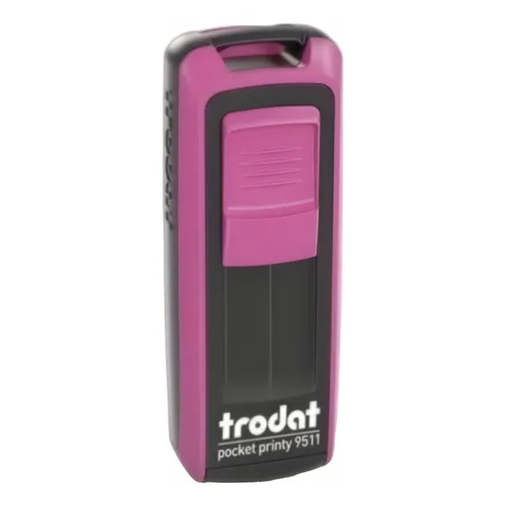 Carimbo Bolso Pocket Stamp Trodat Personalizado Tinta Rosa Exterior Sortidas Foto 1