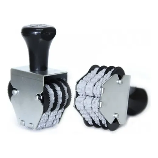 Carimbo Datador Duplo Sobreposto 3mm Espanhol 36035 Foto 1