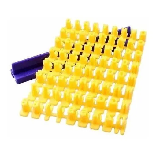 Carimbo Mini Marcador Numero Letra Pasta Americana Biscuit Cor Amarelo Foto 1