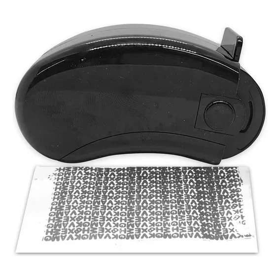 Carimbo Privacidade Roller Segurança Carimbo Proteção Dados Foto 1