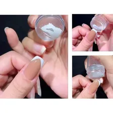 Carimbo Silicone Transparente Ideal Para Unhas Foto mini 2
